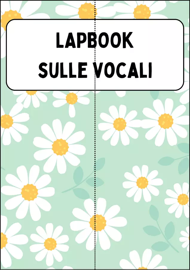 Lapbook sulle vocali Altro tipo di materiale - Lapbook sulle vocali - MilleLibriPerBambini - Pagina di copertina