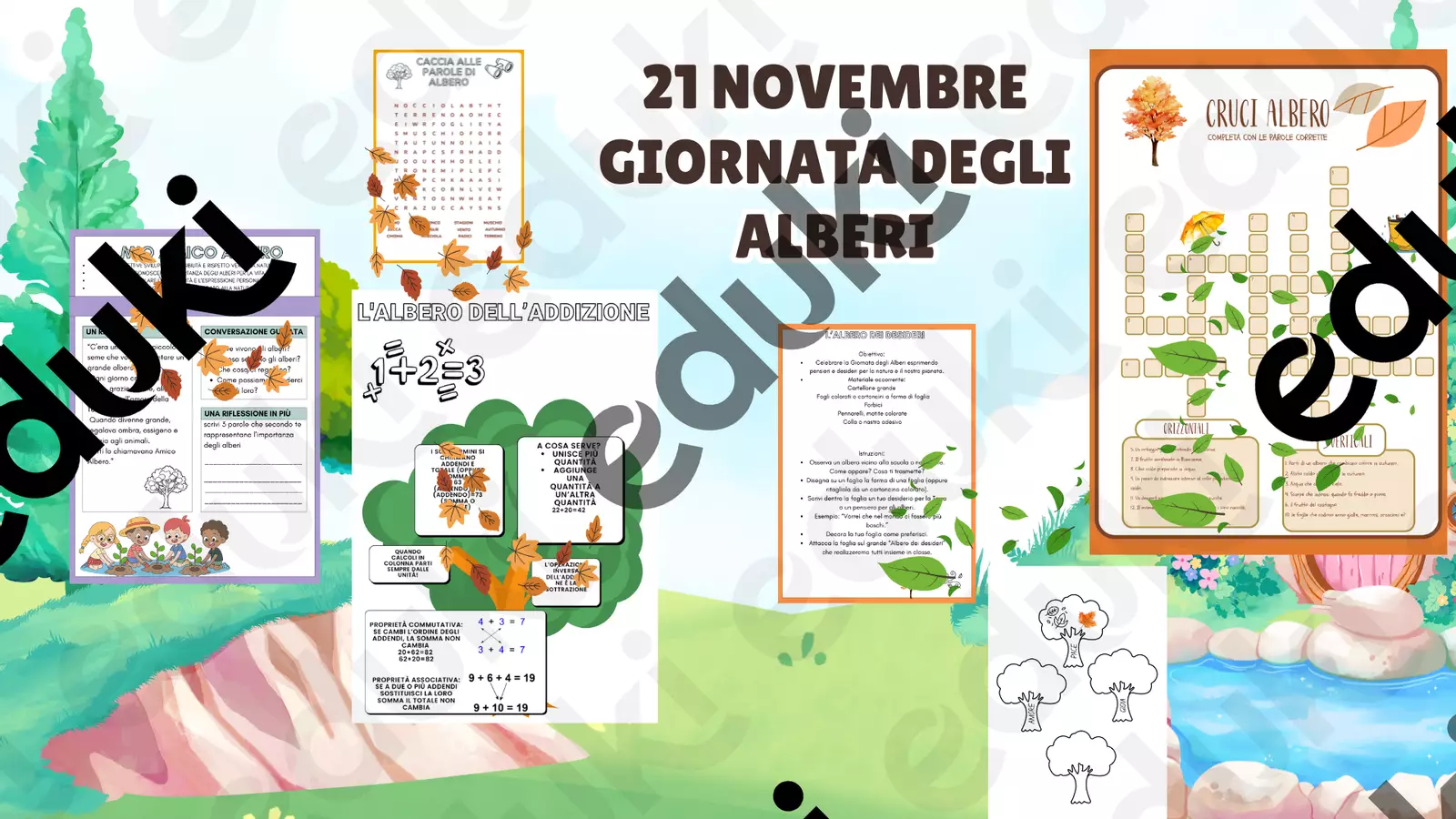 21 novembre giornata alberi Esercizi - 21 novembre giornata alberi - Ma_estramarta - Pagina di copertina