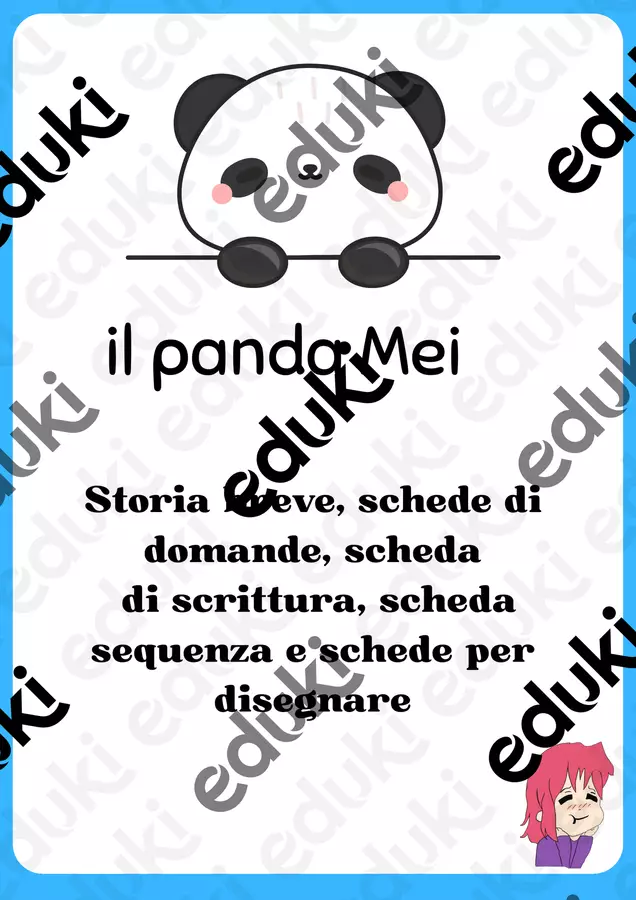 Lettura e comprensione: IL PANDA MEI Esercizi - Lettura e comprensione: IL PANDA MEI - educatrice_oepac - Pagina di copertina