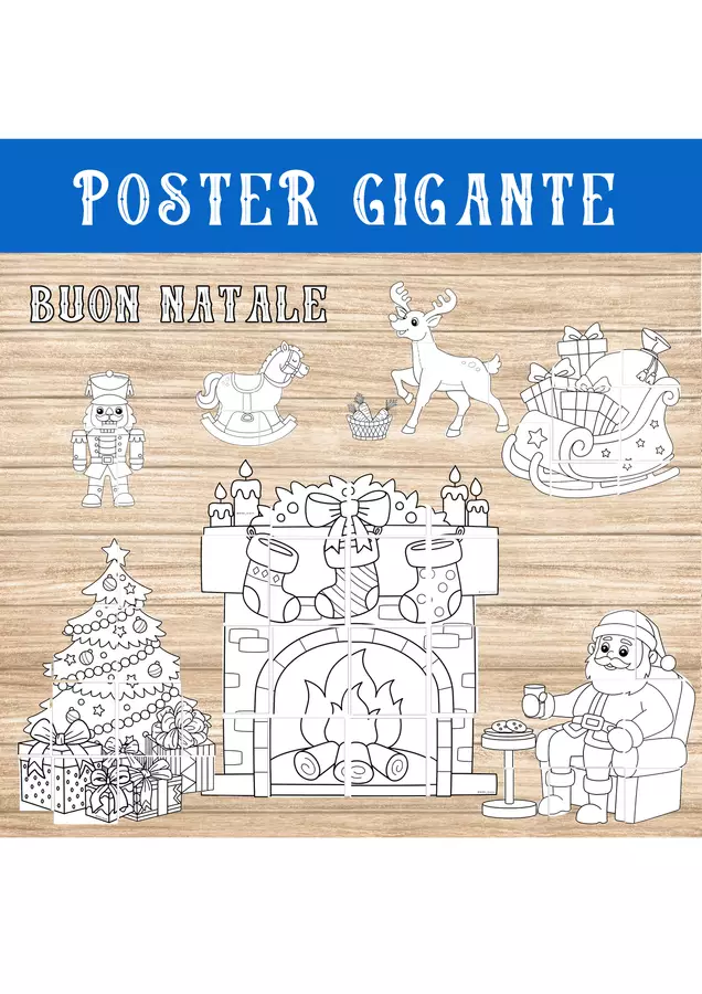 poster gigante Buon Natale@Nikki_Giochi Materiale interattivo - poster gigante Buon Natale@Nikki_Giochi - Nikki_Giochi - Pagina di copertina