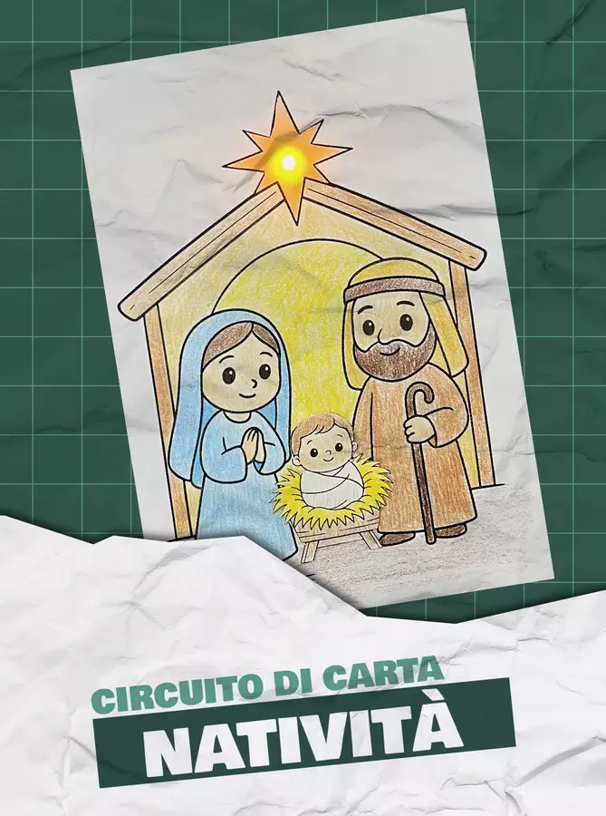 Circuito di carta - La Natività Esperimenti - Circuito di carta - La Natività - Maestro Francesco - Pagina di copertina