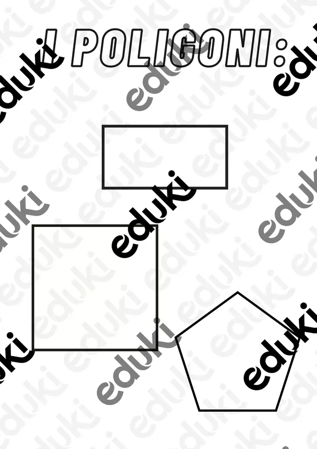 GEOMETRIA 3: I poligoni (spiegazione + verifica + fiore dei poligoni pop art) Materiale di supporto/inclusione - GEOMETRIA 3: I poligoni (spiegazione + verifica + fiore dei poligoni pop art) - Teacher Fra Bonny - Pagina di copertina