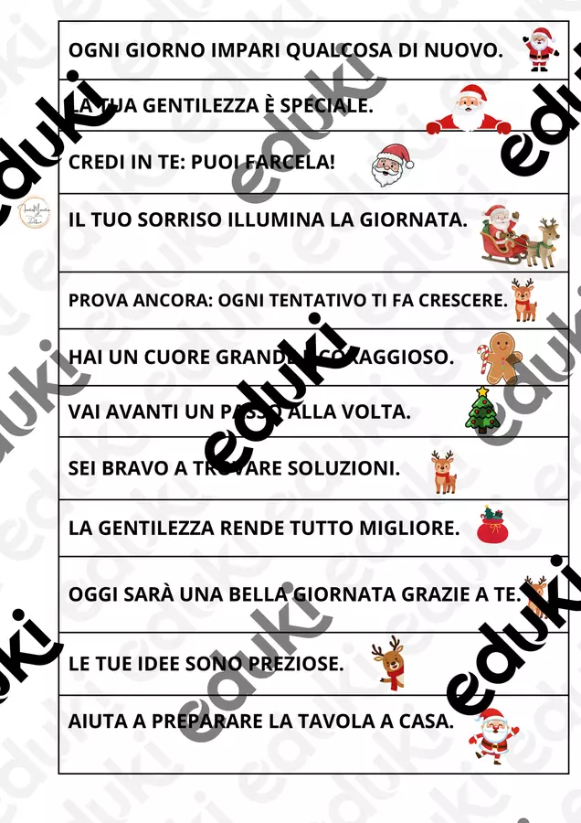 Calendario Avvento Giochi - Calendario Avvento - Maestra Debora - Pagina di copertina
