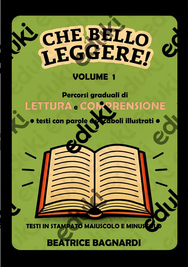 Vol.1 CHE BELLO LEGGERE: dalle immagini alle parole. Esercizi - Vol.1 CHE BELLO LEGGERE: dalle immagini alle parole. - BeaBa - maestra - - Pagina di copertina