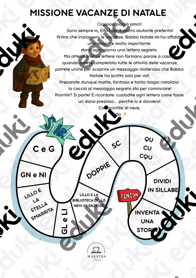 COMPITI VACANZE DI NATALE CLASSE TERZA UdA - COMPITI VACANZE DI NATALE CLASSE TERZA - maestra.ilaria - Pagina di copertina