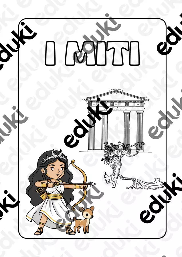 I MITI- CLASSE 3^ ELEMENTARE Materiale di supporto/inclusione - I MITI- CLASSE 3^ ELEMENTARE - Teacher Fra Bonny - Pagina di copertina