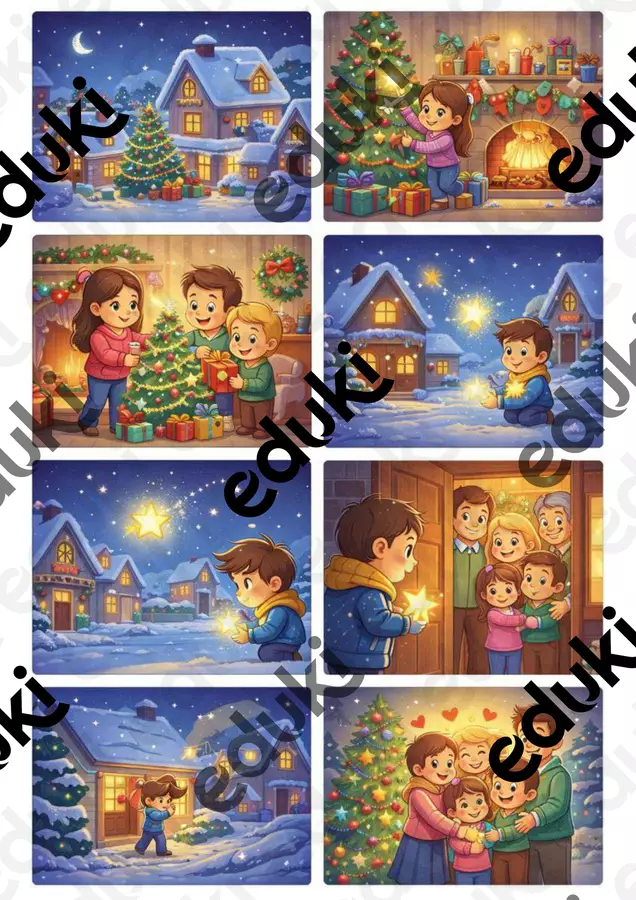 Una storia di Natale in sequenze Esercizi - Una storia di Natale in sequenze - la_maestra_in_equilibrio - Pagina di copertina