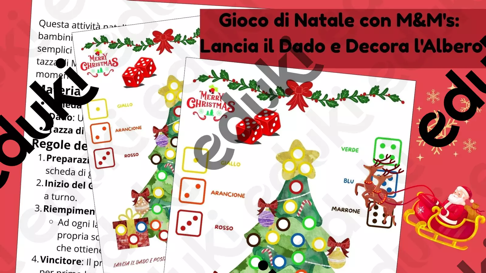 Decoriamo l´Albero di Natale Giochi - Decoriamo l´Albero di Natale - CreativeMary - Pagina di copertina