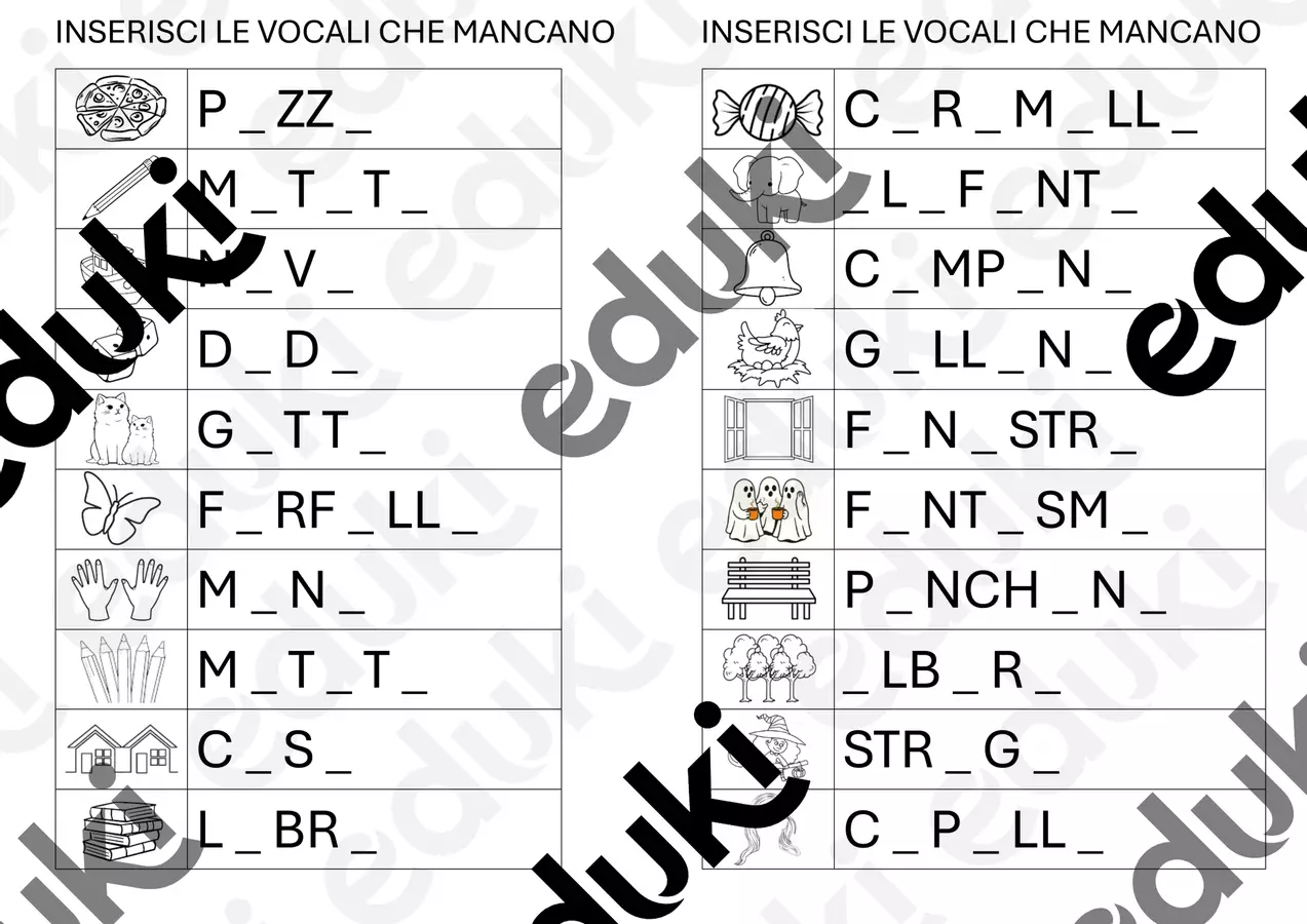 VOCALI IN GIOCO Esercizi - VOCALI IN GIOCO - Regalati una gioia - Pagina di copertina