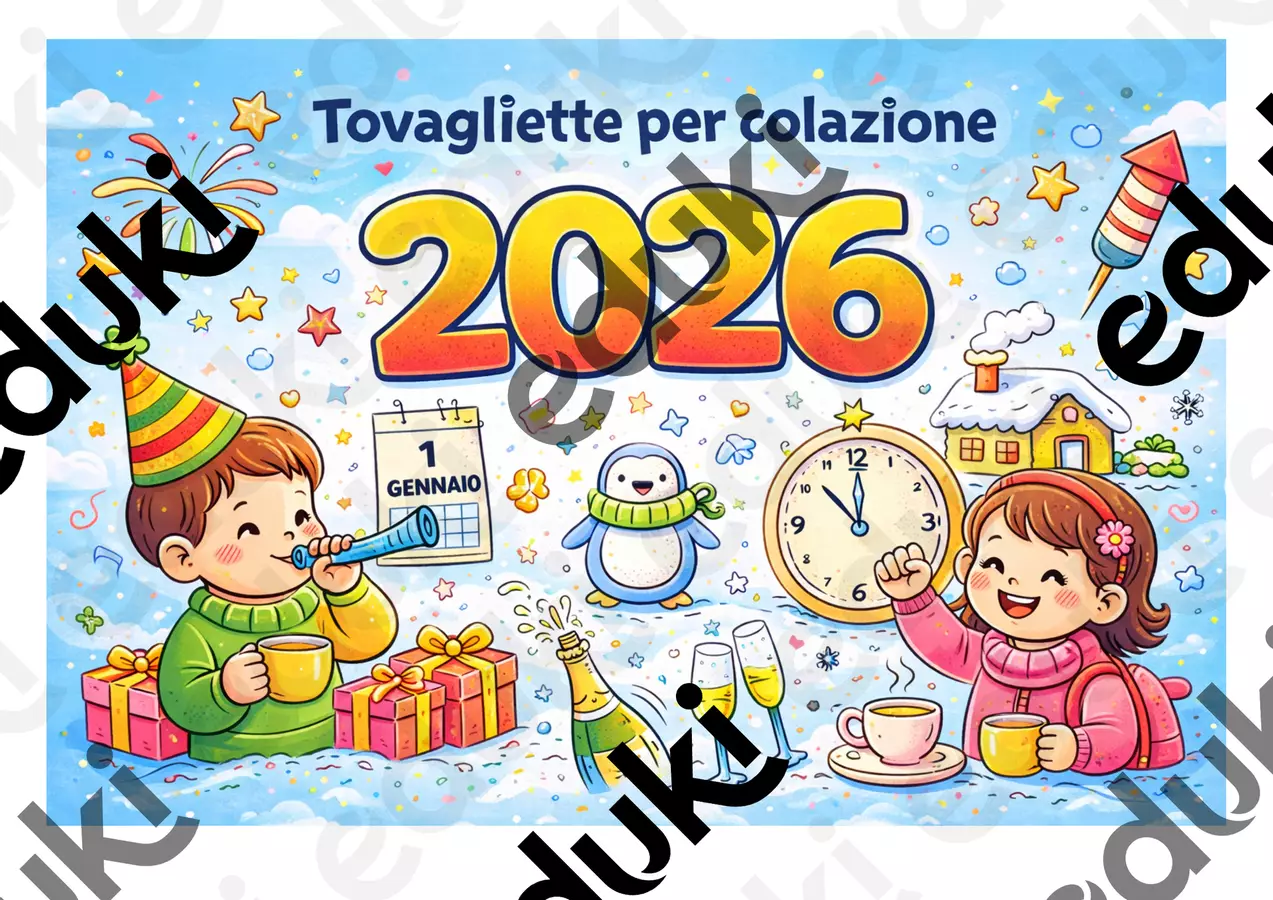 Speciale 2026 - Tovagliette per la colazione da colorare Materiale di supporto/inclusione - Speciale 2026 - Tovagliette per la colazione da colorare - SostegnO 2.0 - Pagina di copertina