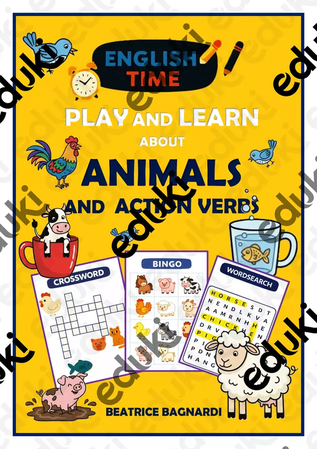play and learn about animals Esercizi - play and learn about animals - BeaBa - maestra - - Pagina di copertina