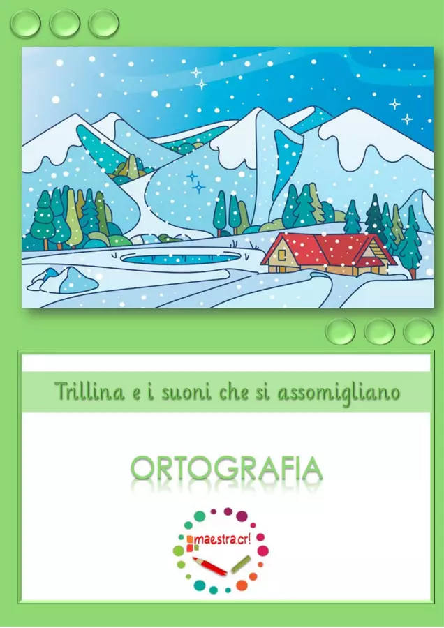 Trillina e i suoni che si assomigliano Esercizi - Trillina e i suoni che si assomigliano - maestra.cri - Pagina di copertina