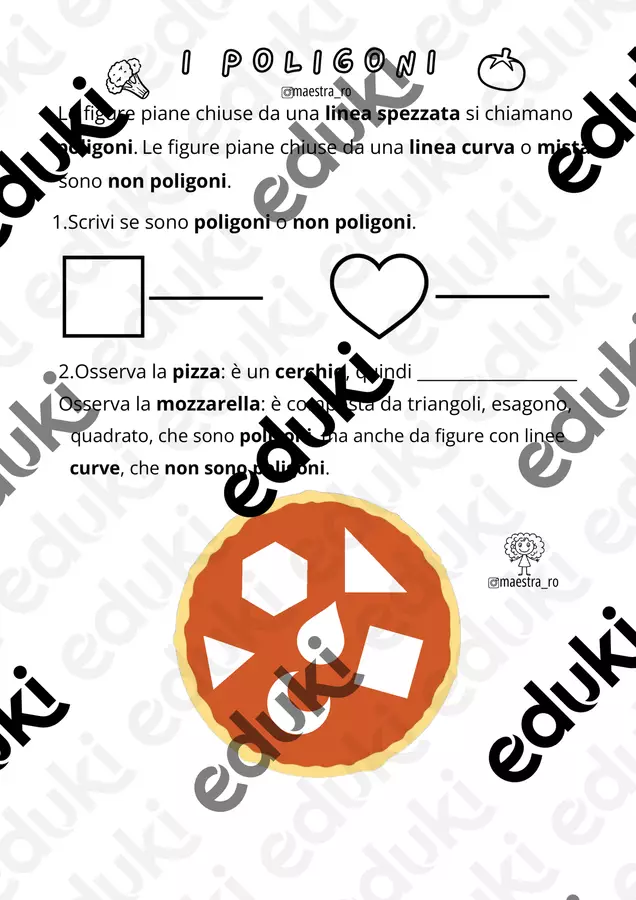 I Poligoni Esercizi - I Poligoni - maestra_ro - Pagina di copertina