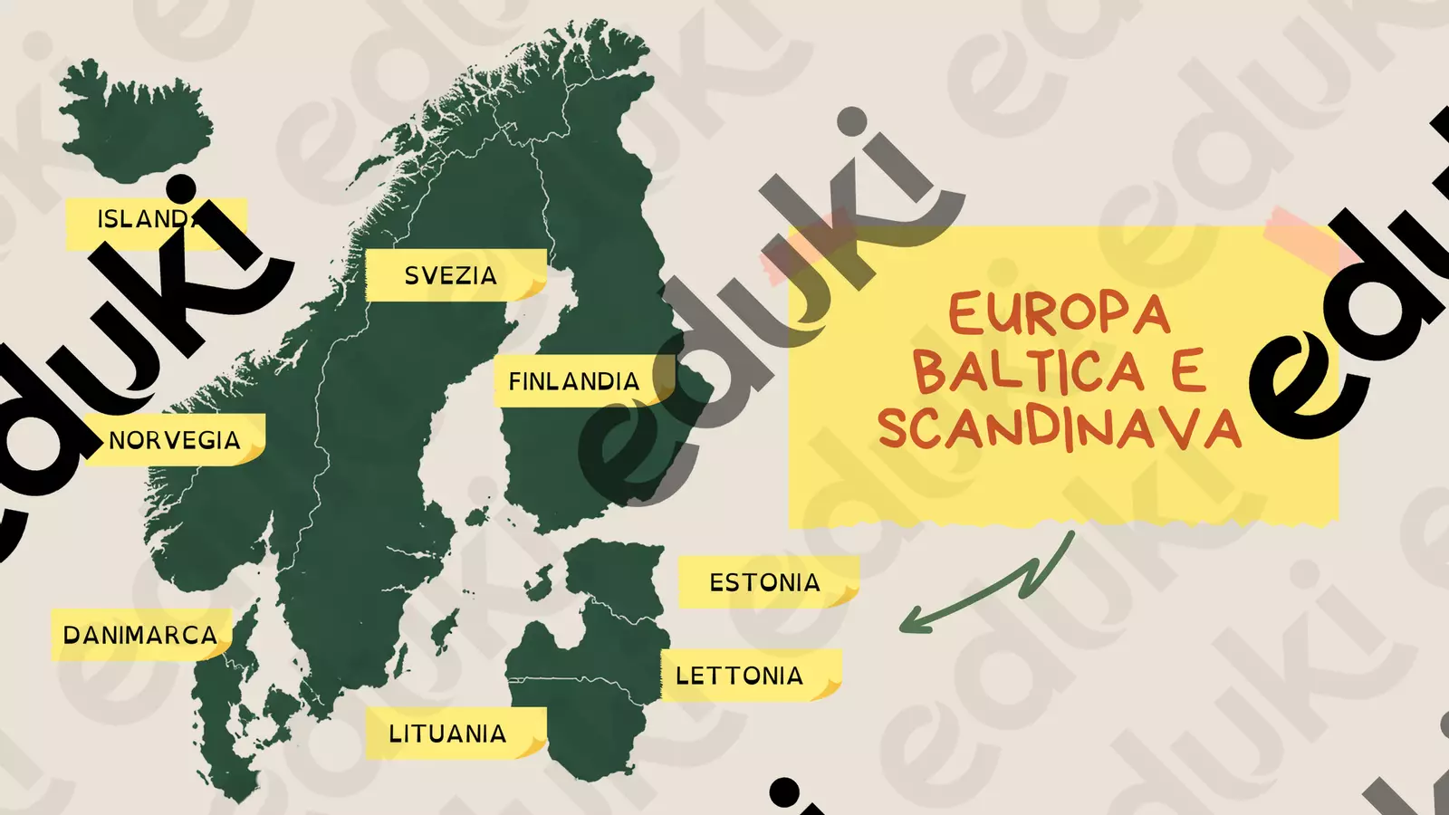 Europa baltica e scandinava: introduzione generale Materiale di supporto/inclusione - Europa baltica e scandinava: introduzione generale - Prof.ssa Rossella - Pagina di copertina