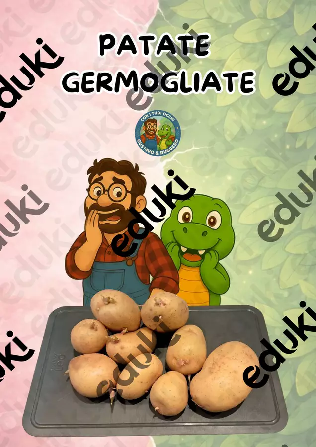 Esperimento olfattivo sui germogli delle patate Esperimenti - Esperimento olfattivo sui germogli delle patate - Alessandra Piola - Pagina di copertina