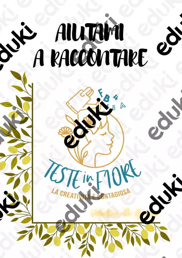 Aiutami a Raccontare: Lapbook del racconto Materiale di supporto/inclusione - Aiutami a Raccontare: Lapbook del racconto - TESTEinFIORE - Pagina di copertina
