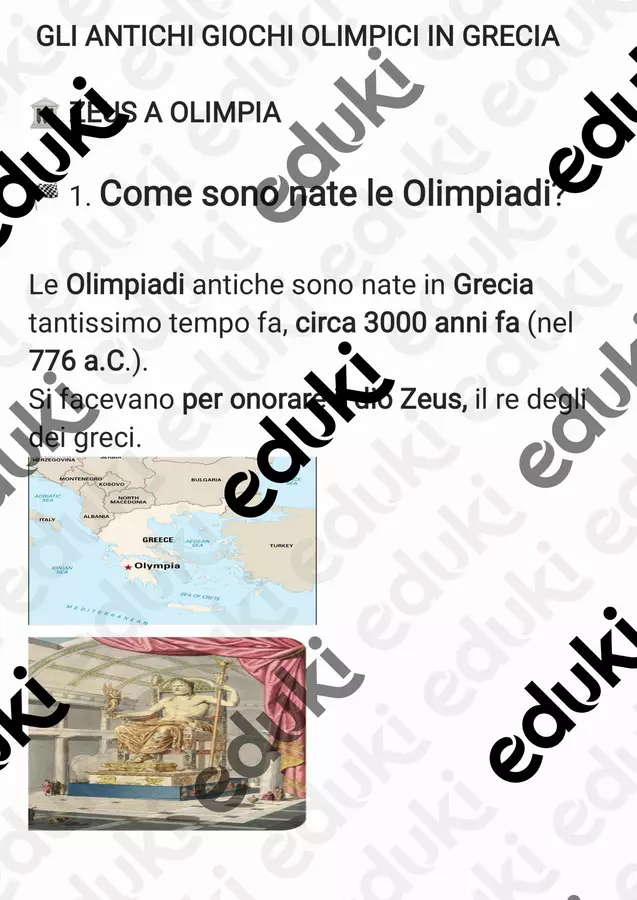 GLI ANTICHI GIOCHI OLIMPICI IN GRECIA %0A Altro tipo di materiale - GLI ANTICHI GIOCHI OLIMPICI IN GRECIA %0A - Flamini Loredana - Pagina di copertina