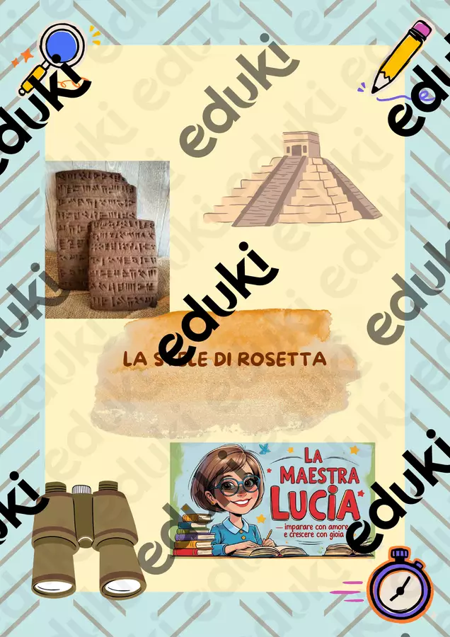 LA STELE DI ROSETTA Esercizi - LA STELE DI ROSETTA - Lucia Durante - Pagina di copertina