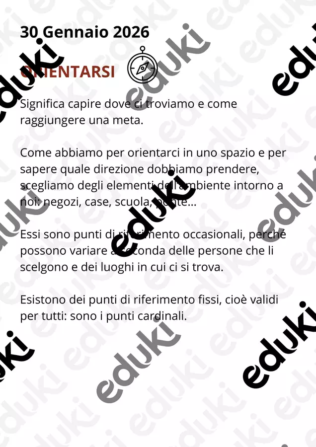 GEOGRAFIA 3 (orientamento, spiegazione semplificata) Materiale di supporto/inclusione - GEOGRAFIA 3 (orientamento, spiegazione semplificata) - Teacher Fra Bonny - Pagina di copertina