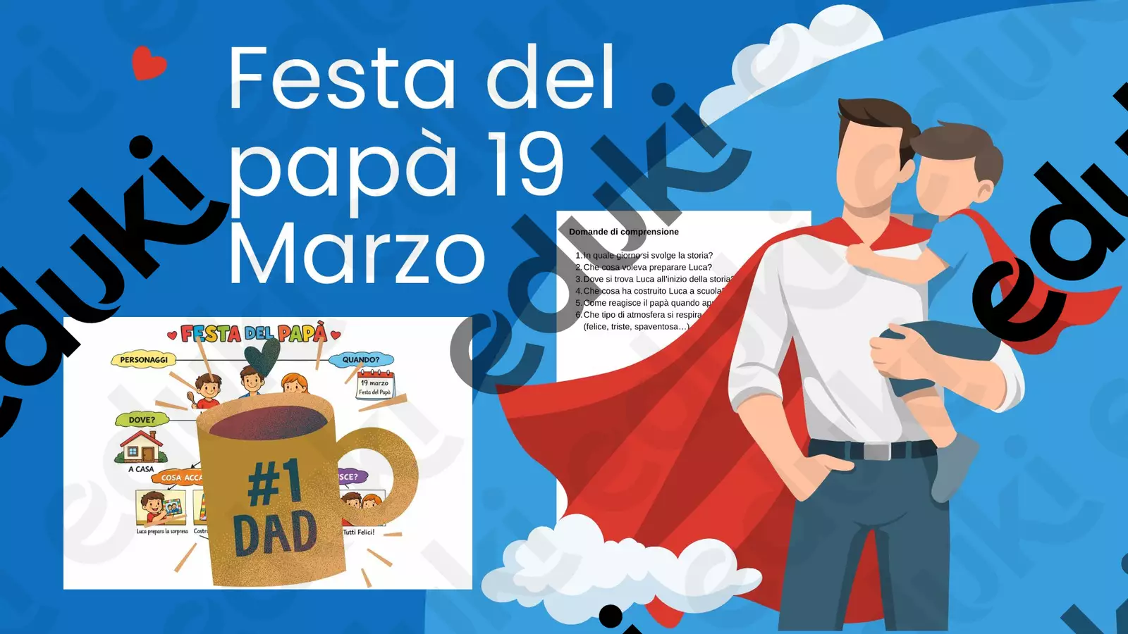 Festa del papà Esercizi - Festa del papà - Ma_estramarta - Pagina di copertina
