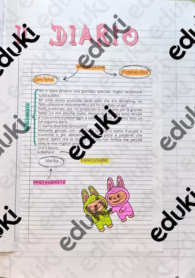Introduzione:il diario e la lettera - Classi 4° e 5° Piani di lezione - Introduzione:il diario e la lettera - Classi 4° e 5° - Maestra_Carla - Pagina di copertina