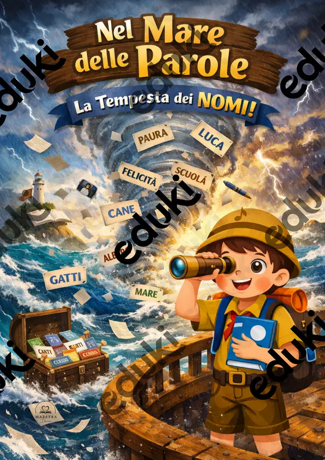 INTRODUZIONE AL NOME con Capitan Curiosus Serie di lezioni - INTRODUZIONE AL NOME con Capitan Curiosus - maestra.ilaria - Pagina di copertina