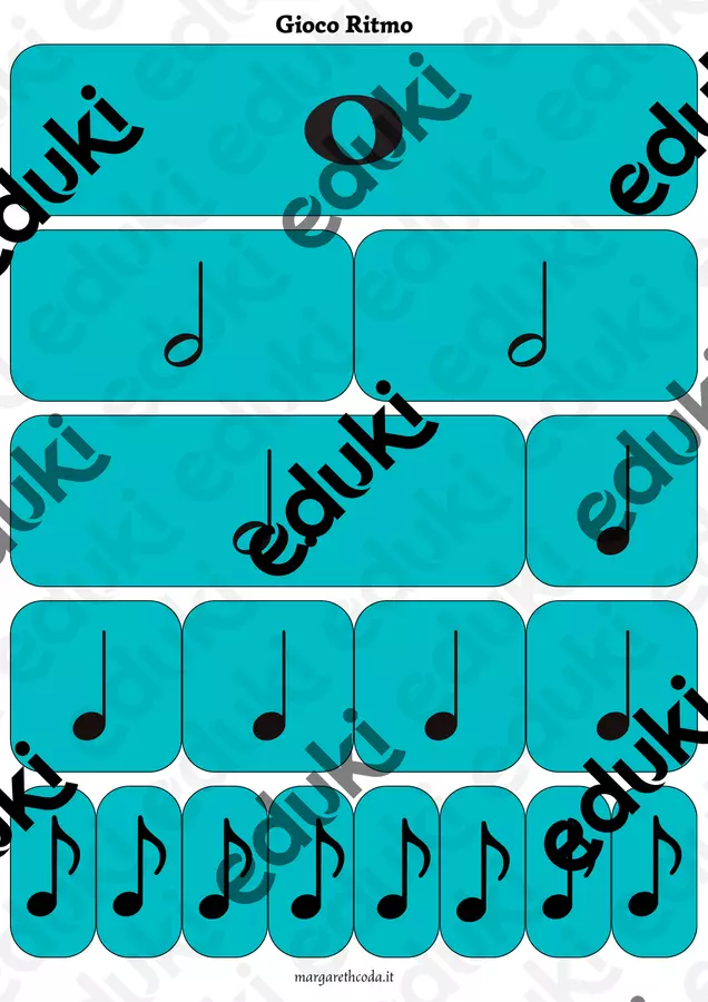 Gioco Ritmo Flashcard - Gioco Ritmo - Margareth Caroline Coda - Pagina di copertina