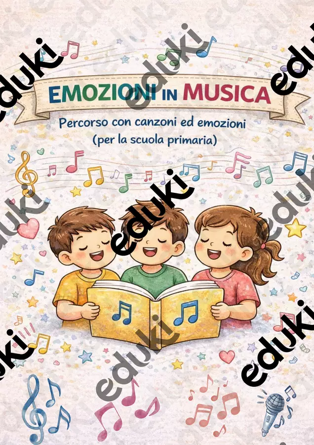 Emozioni in Musica - Percorso Didattico Interdisciplinare Esercizi - Emozioni in Musica - Percorso Didattico Interdisciplinare - SostegnO 2.0 - Pagina di copertina