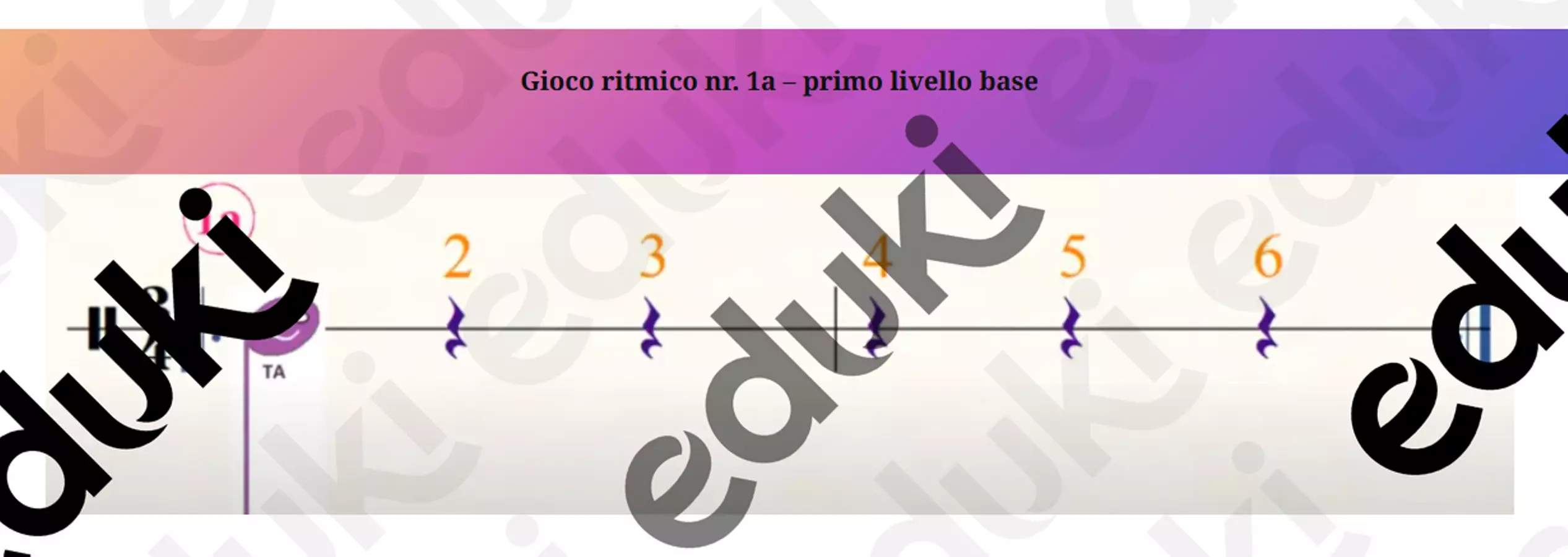 Divertimento ritmico nr.1a nel tempo di 3/4 Esercizi - Divertimento ritmico nr.1a nel tempo di 3/4 - Subito Musica (www.okmusic.it) - Pagina di copertina