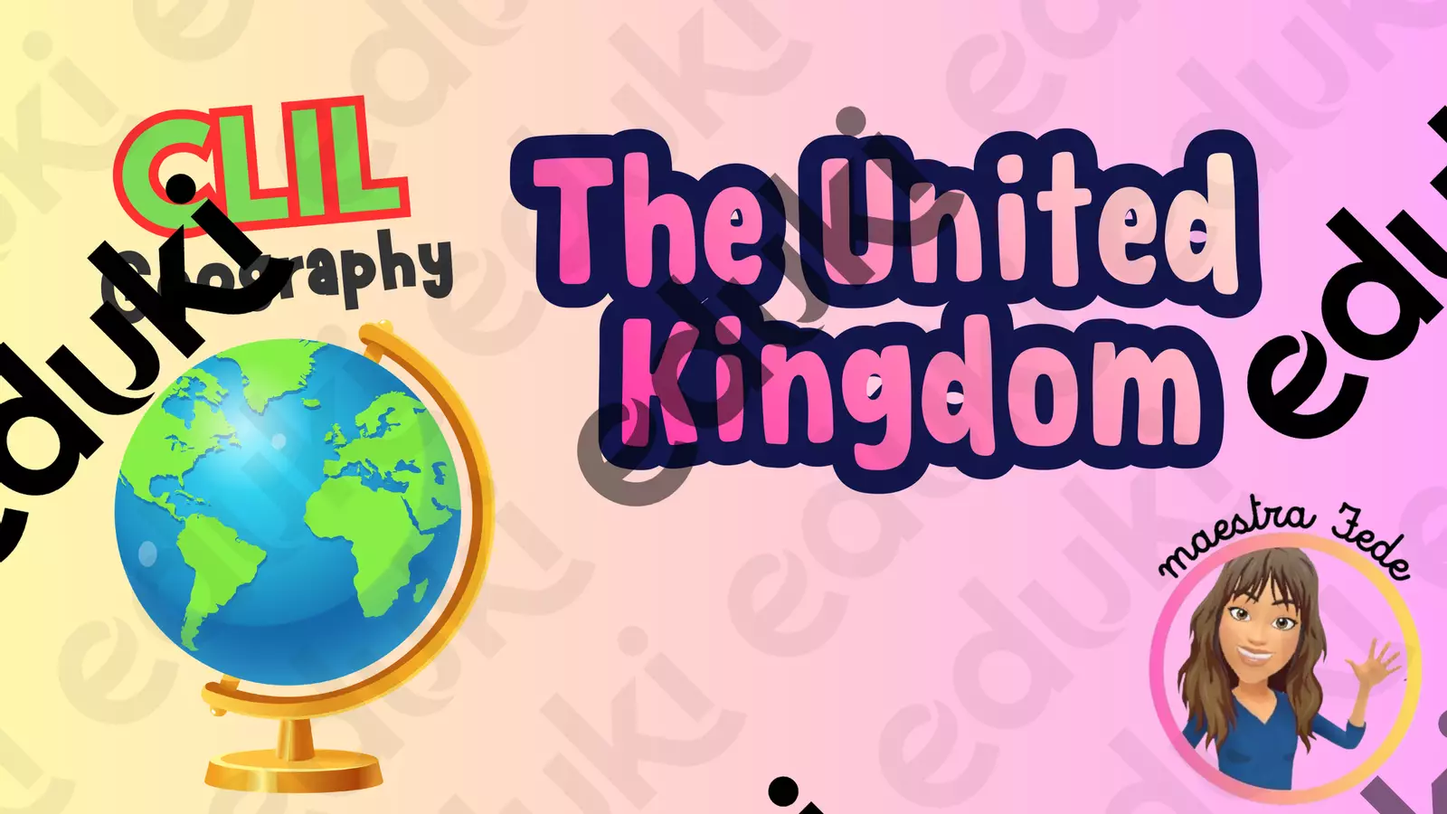The UK Materiale di supporto/inclusione - The UK - Maestra*Fede - Pagina di copertina