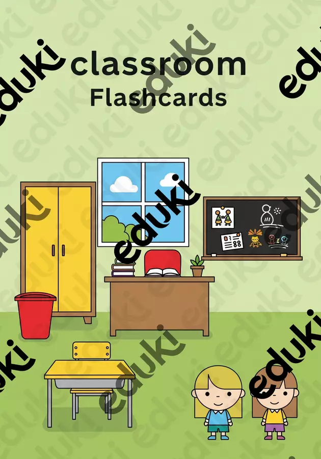 Flashcards di inglese CLASSE/CLASSROOM SCUOLA/SCHOOL Audio - Flashcards di inglese CLASSE/CLASSROOM SCUOLA/SCHOOL - The English Archive - Pagina di copertina