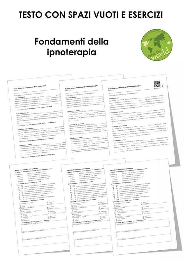 Fondamenti della ipnoterapia Esercizi - Fondamenti della ipnoterapia - musEducation.org | about-the-world.org - Pagina di copertina