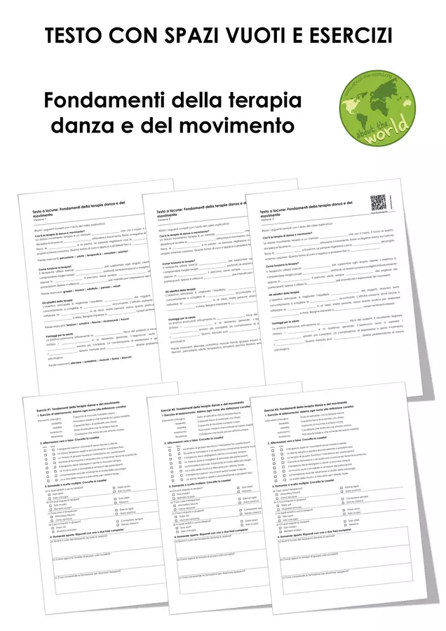 Fondamenti della terapia danza e del movimento Esercizi - Fondamenti della terapia danza e del movimento - musEducation.org | about-the-world.org - Pagina di copertina