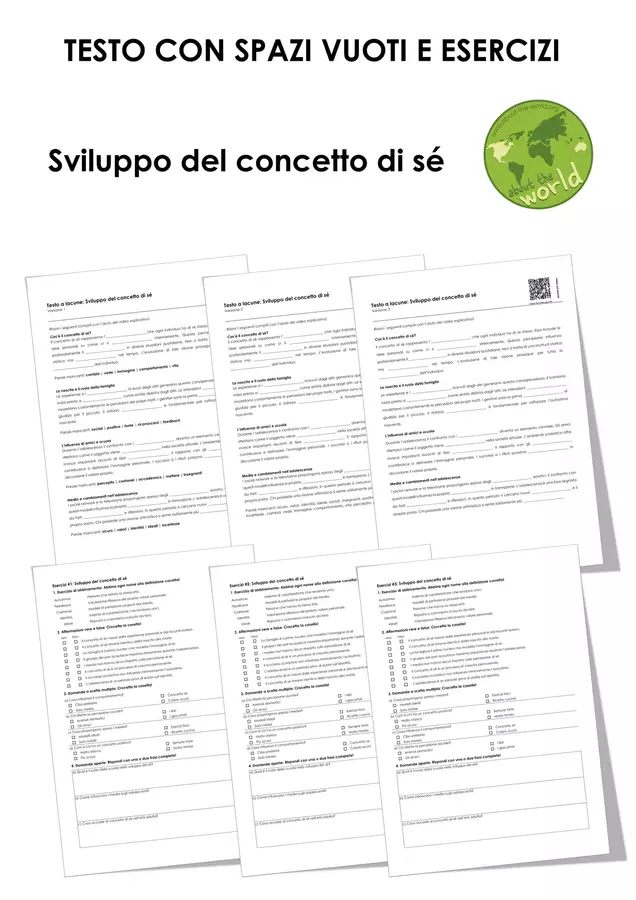 Sviluppo del concetto di sé Esercizi - Sviluppo del concetto di sé - musEducation.org | about-the-world.org - Pagina di copertina