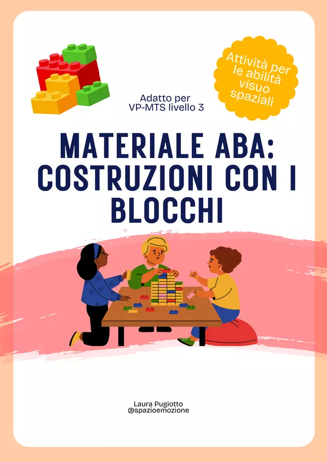 Materiale ABA: costruzioni con i blocchi (VP-MTS) Altro tipo di materiale - Materiale ABA: costruzioni con i blocchi (VP-MTS) - spazioemozione - Pagina di copertina