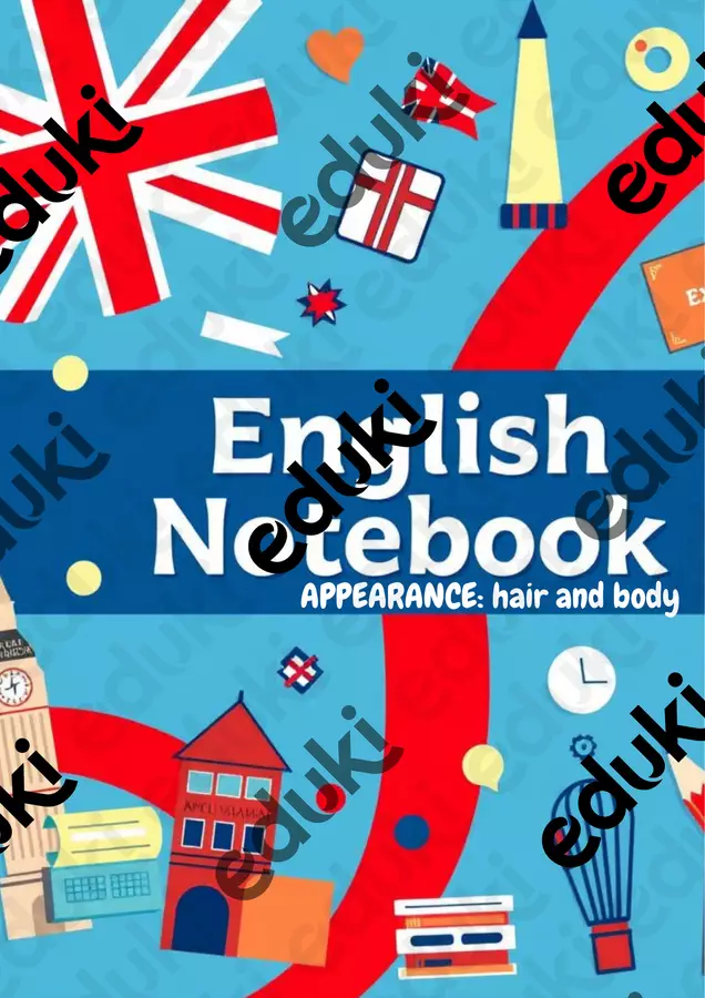 Inglese : capelli e corpo (classe 3 elem) Materiale di supporto/inclusione - Inglese : capelli e corpo (classe 3 elem) - Teacher Fra Bonny - Pagina di copertina