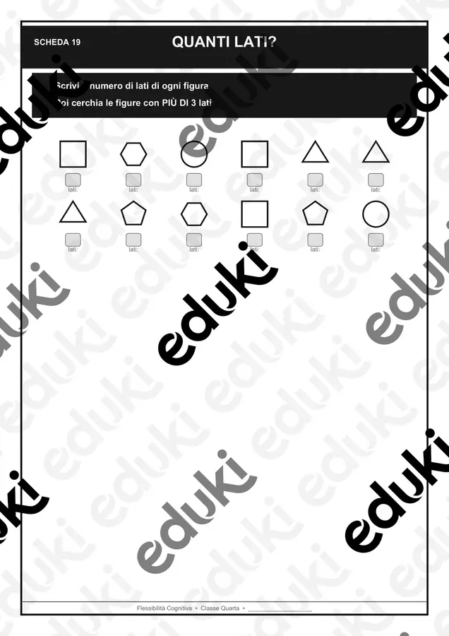 schede flessibilita cognitiva 2 Esercizi - schede flessibilita cognitiva 2 - francesca_pedagogista - Pagina di copertina