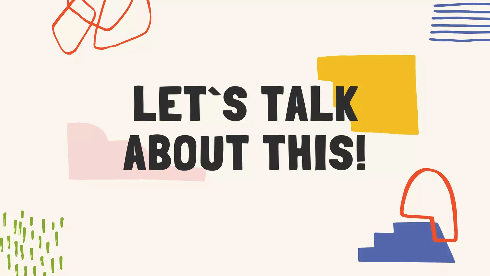 We need to talk, speaking, prompt cards (Dobbiamo parlare – carte con spunti per la conversazione) Presentazioni / Lavagne - We need to talk, speaking, prompt cards (Dobbiamo parlare – carte con spunti per la conversazione) - Mrs. Team English - Pagina di copertina