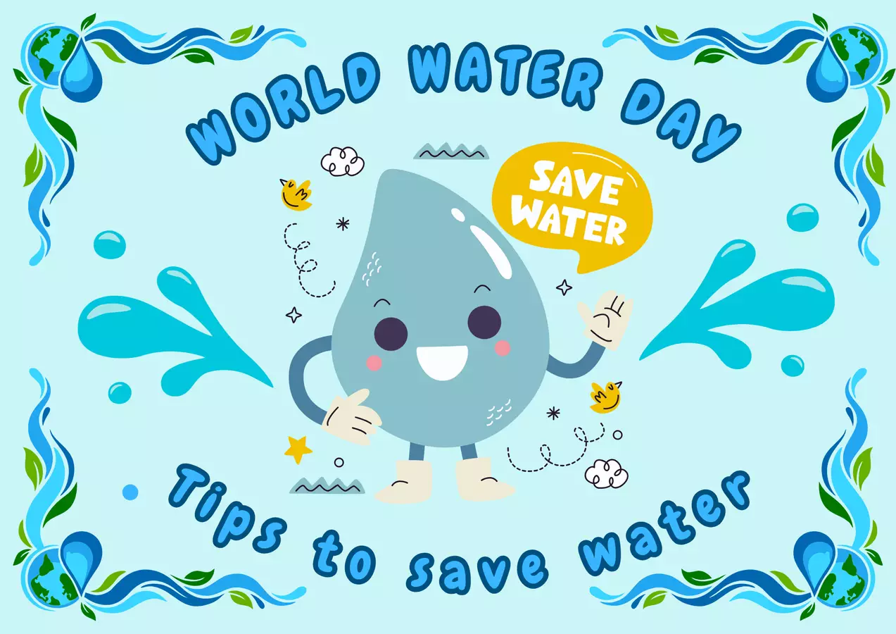 World Water Day: Be water saver Altro tipo di materiale - World Water Day: Be water saver - Inglese-senza-sbadigli - Pagina di copertina