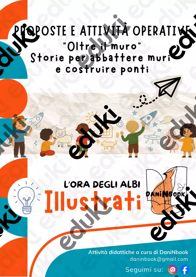 “Oltre il muro”: Storie per abbattere muri e costruire ponti Materiale di supporto/inclusione - “Oltre il muro”: Storie per abbattere muri e costruire ponti - DaniNbook - Pagina di copertina