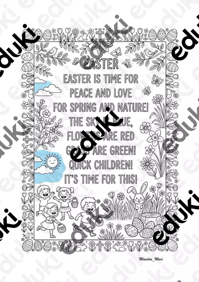 Easter_Activity_Primary_School Altro tipo di materiale - Easter_Activity_Primary_School - Maestra_Marì - Pagina di copertina
