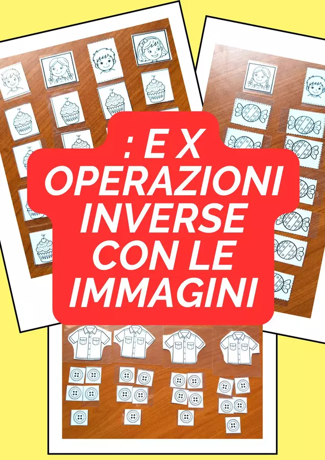 DIVISIONI E MOLTIPLICAZIONI ATTIVITà MANIPOLATIVE Esercizi - DIVISIONI E MOLTIPLICAZIONI ATTIVITà MANIPOLATIVE - maestra.avventurosa - Pagina di copertina