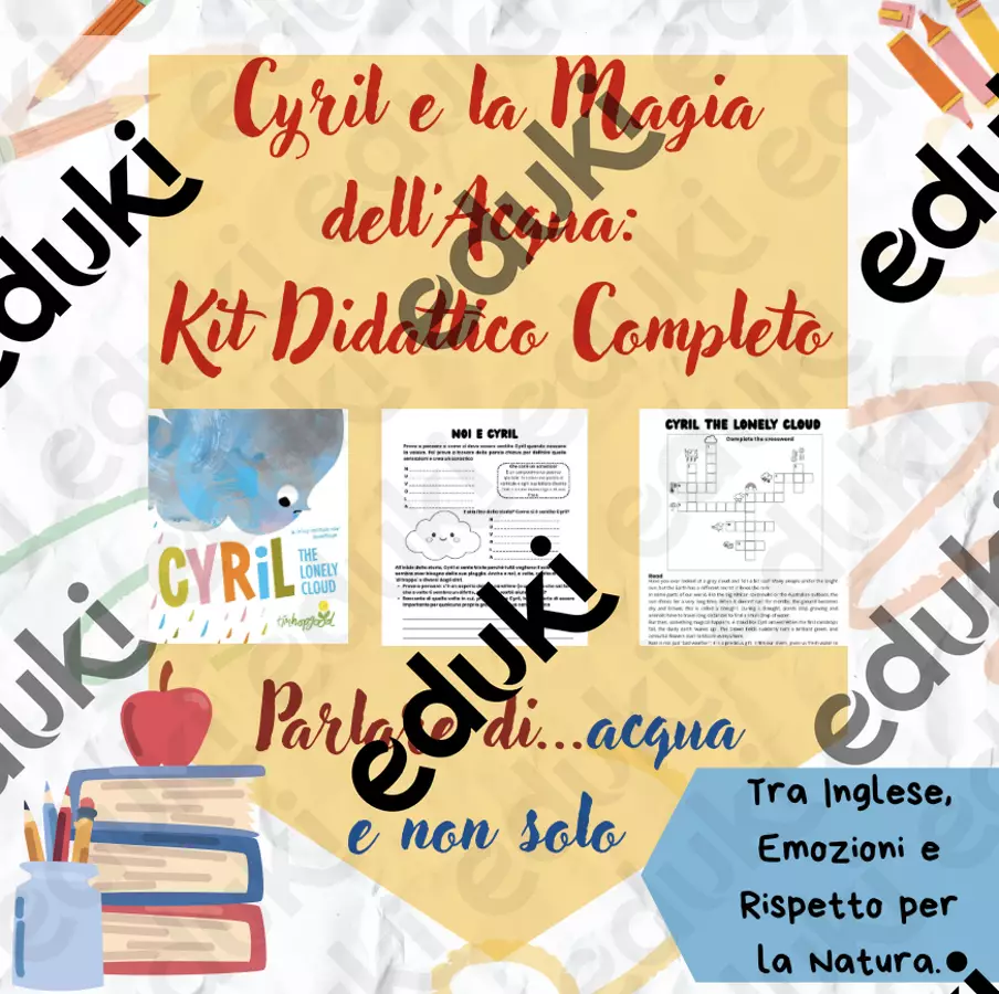 Kit Didattico Multidisciplinare (Inglese, Ita, Ed Civica) Esercizi - Kit Didattico Multidisciplinare (Inglese, Ita, Ed Civica) - Caterina Borello - Pagina di copertina