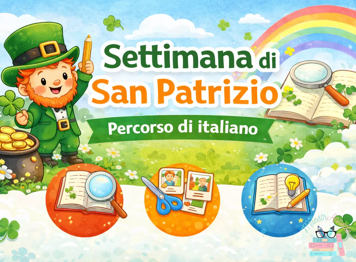 Settimana di San Patrizio Materiale di supporto/inclusione - Settimana di San Patrizio - MaestrAnnette - Pagina di copertina