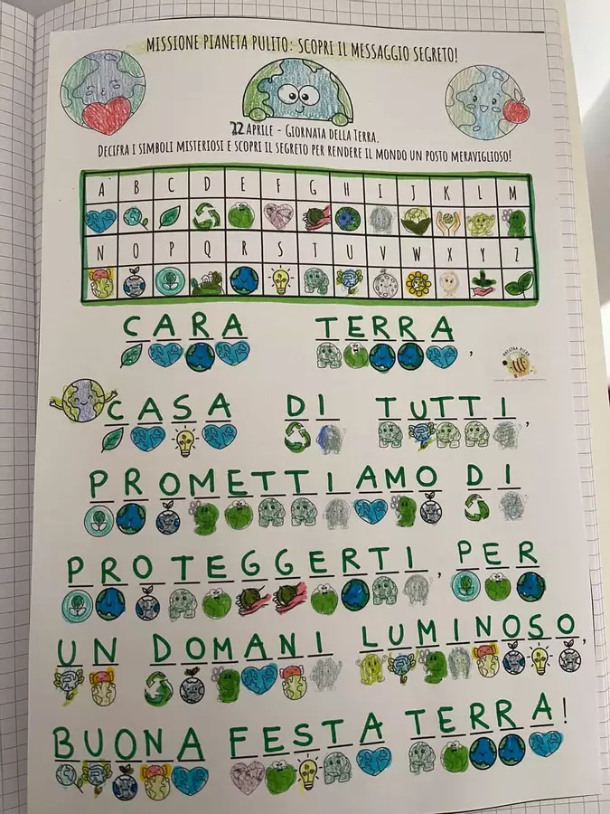 🌍 MISSIONE TERRA: IL CODICE SEGRETO PIÙ AMATO È TORNATO! Esercizi - 🌍 MISSIONE TERRA: IL CODICE SEGRETO PIÙ AMATO È TORNATO! - MaestraPiera - Pagina di copertina