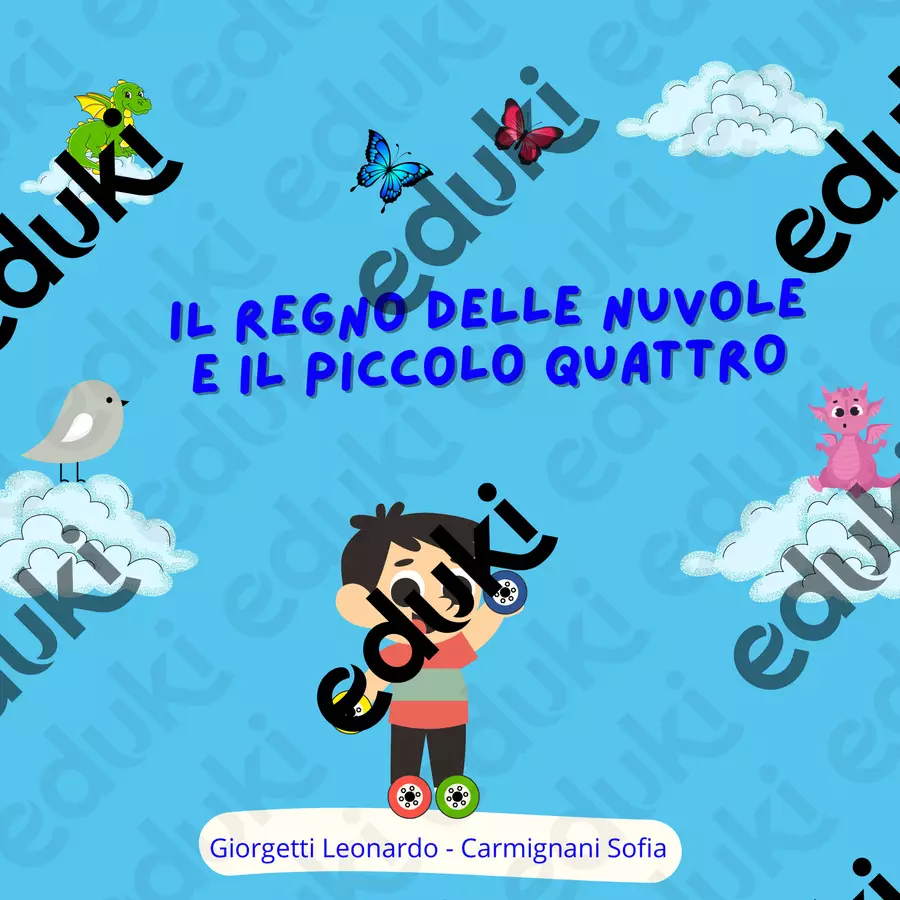 Il Regno delle Nuvole e il piccolo Quattro Altro tipo di materiale - Il Regno delle Nuvole e il piccolo Quattro - Leosofi42 - Pagina di copertina