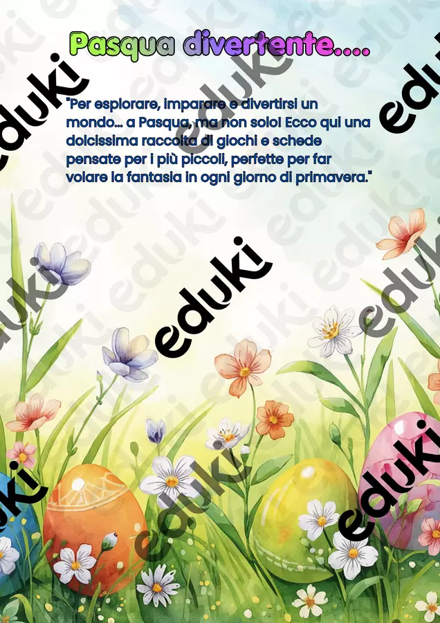 Pasqua in relax con un pizzico di gioia, insieme! Materiale interattivo - Pasqua in relax con un pizzico di gioia, insieme! - Maestra Milly - Pagina di copertina