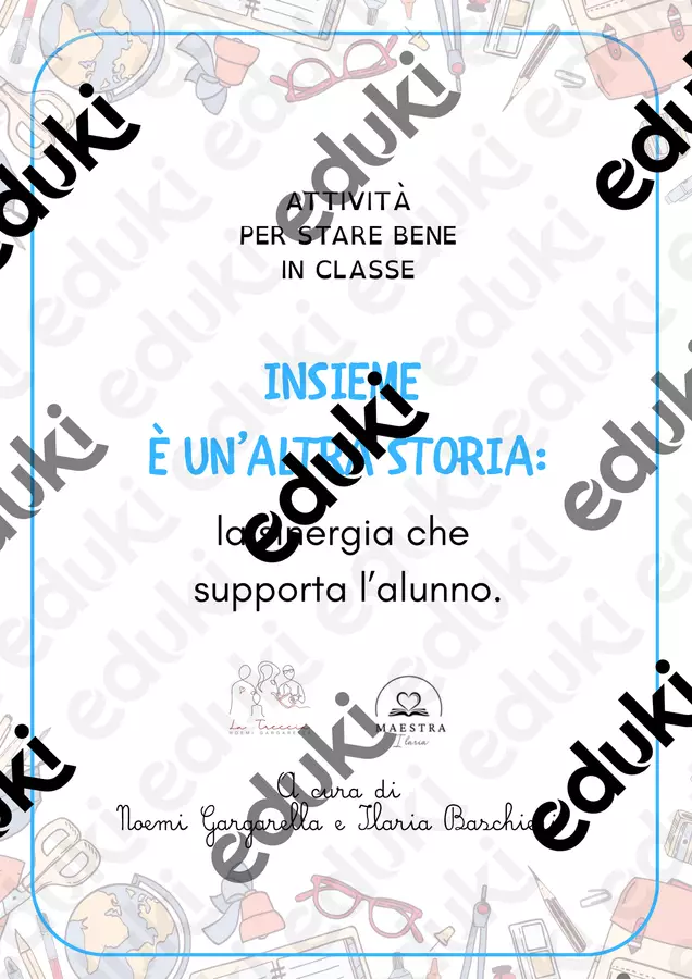 LABORATORI PER LA CLASSE - STRUMENTI PER TUTTI Materiale di supporto/inclusione - LABORATORI PER LA CLASSE - STRUMENTI PER TUTTI - la_treccia_di_noemi - Pagina di copertina