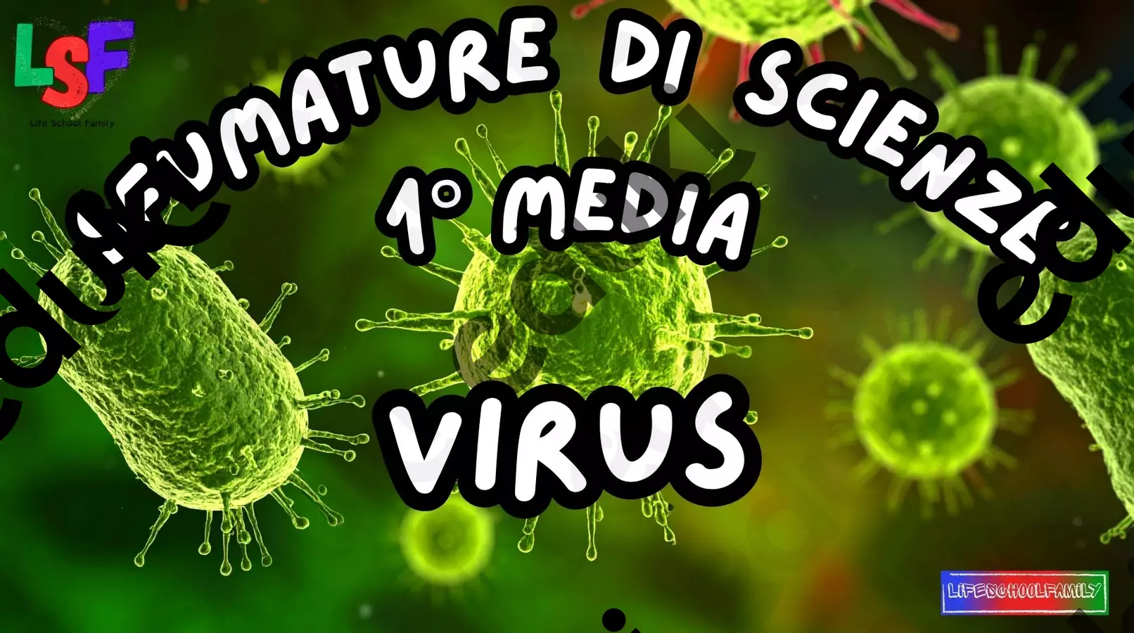Virus_KIT MULTIMODALE SCIENZE_1°media Esercizi - Virus_KIT MULTIMODALE SCIENZE_1°media - Life School Family - Pagina di copertina