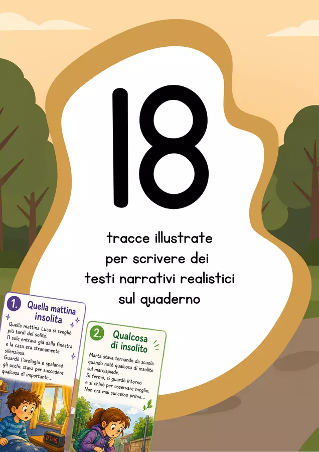 La fabbrica dei testi narrativi realistici Esercizi - La fabbrica dei testi narrativi realistici - MilleLibriPerBambini - Pagina di copertina